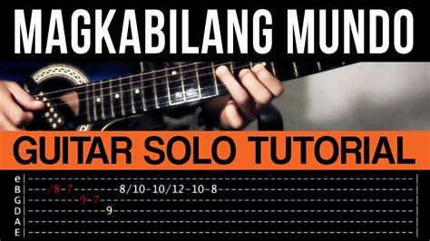 Mundo guitar tutorial no capo